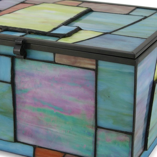 Paragon Geometric Large Stained Glass Memory Chest