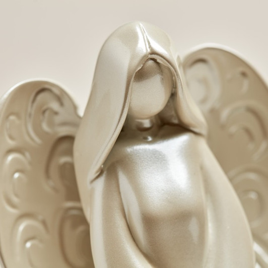 Pearl Angel Keepsake Cremation Urn