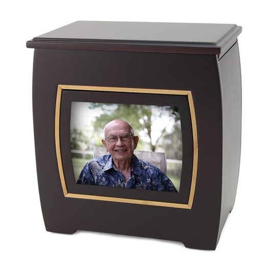 Photo Frame Modern Wood Cremation Urn