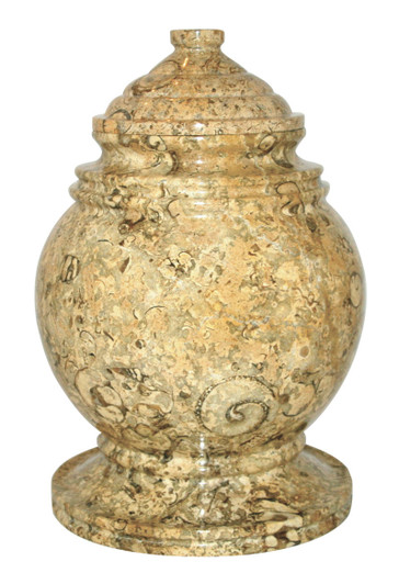 Princess Fossil Marble Cremation Urn