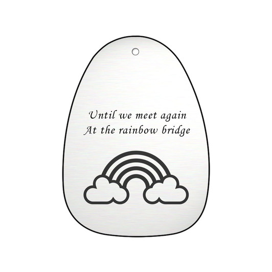 Rainbow Bridge Memorial Wind Chime Cremation Urn