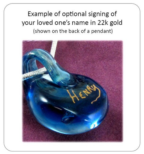 Sassy Cremains Encased in Glass Cremation Healing Stone