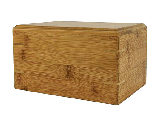 Small Renewable Bamboo Pet Cremation Urn