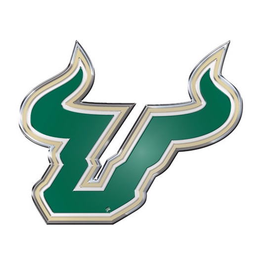 South Florida Aluminum Embossed NCAA College Logo Emblem