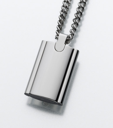 Stainless Steel Flask Necklace Cremation Jewelry