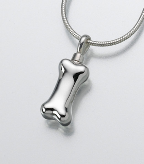 Sterling Silver Dog Bone Cremation Jewelry