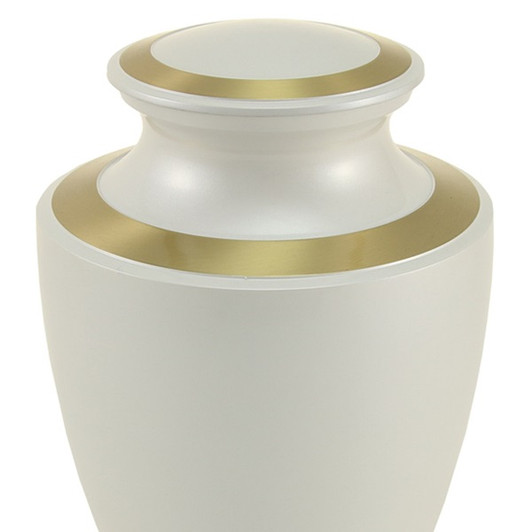 Brass Pearl Beauty cremation urns by Elegant Urns