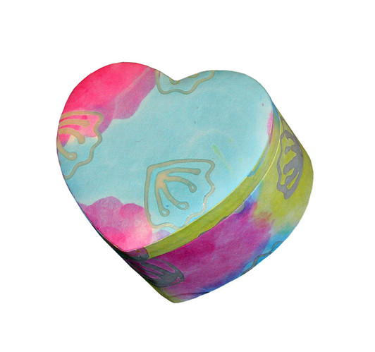 Unity Pastel Heart Biodegradable Mini Keepsake Cremation Urn