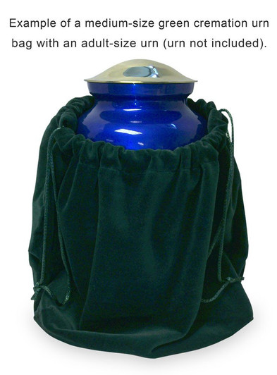 Velvet Cremation Urn Bags 3 Sizes - 5 Colors