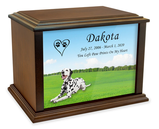 Dalmatian True Companion Dog Photo Pet Cremation Urn