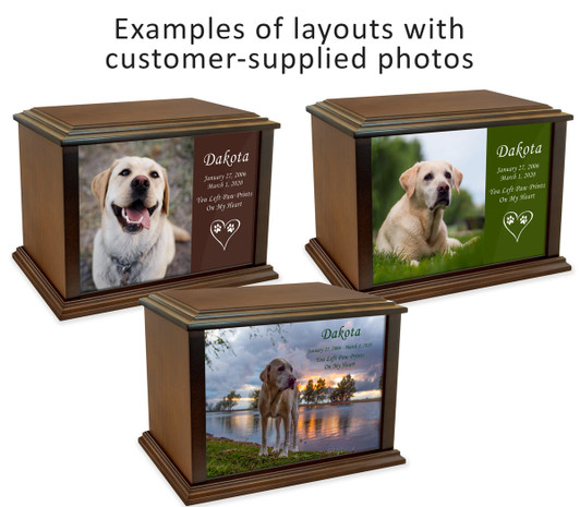 Weimaraner True Companion Dog Photo Pet Cremation Urn