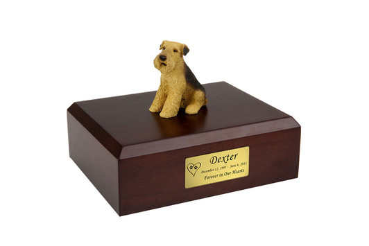 Airedale Dog Urn - 4037