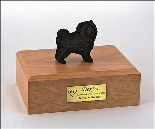 Black Chow Dog Urn - 1835