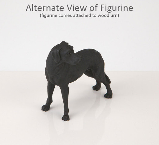 Black Great Dane Dog Urn - 722