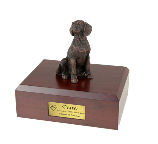 Bronze Beagle Dog Urn - 407