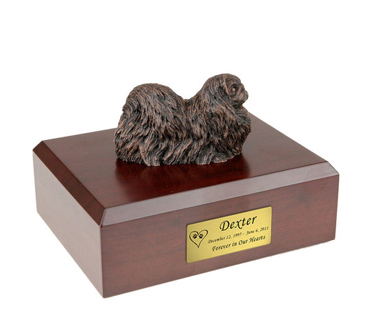 Pekingese Dog Figurine Pet Cremation Urn - 163