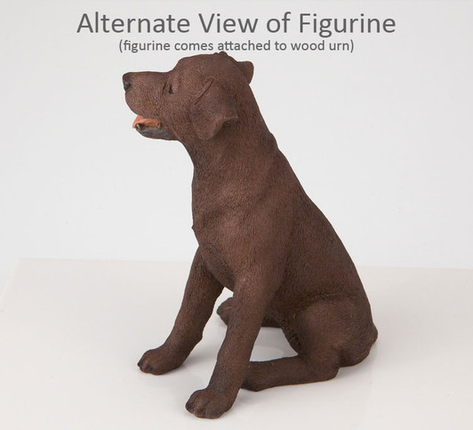 Chocolate Labrador Dog Urn - 147