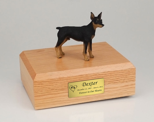 Miniature Pincher Dog Urn - 779