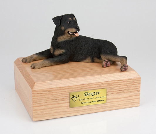 Rottweiler Dog Urn - 1665