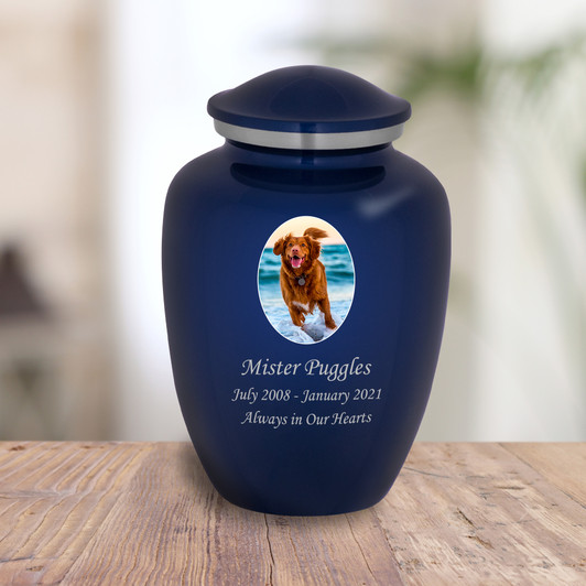 Dog Custom Photo Pet Cremation Urn