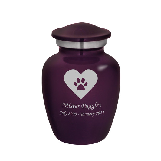 Paw Heart Pet Keepsake Urn