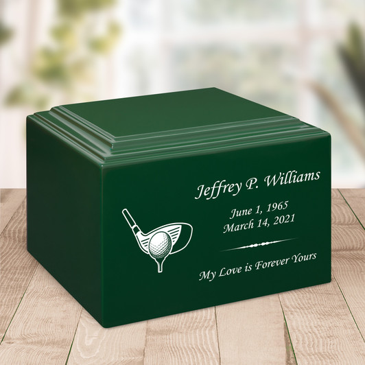 Golf Stonewood Cremation Urn