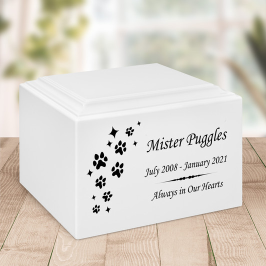 Sparkle Paws Pet Stonewood Cremation Urn