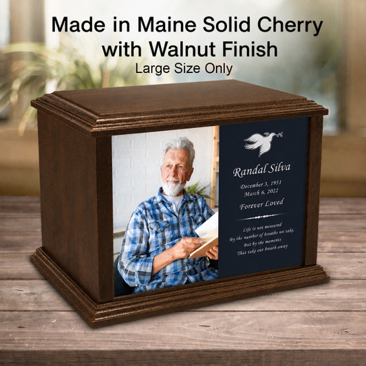 Bluebird Eternal Reflections Wood Cremation Urn