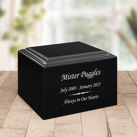 Personalized Pet Stonewood Cremation Urn