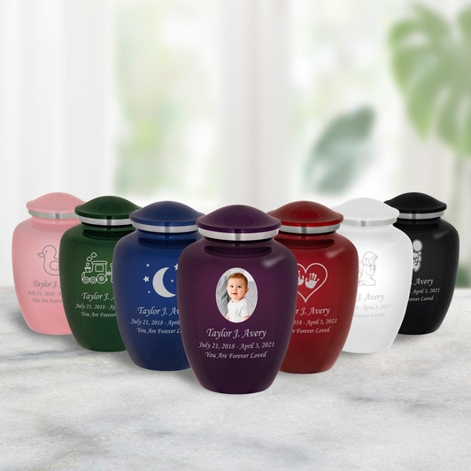 Rainbow Baby Infant Child Cremation Urn