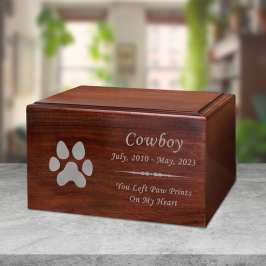 Dog Paw Pet Winston Cremation Urn