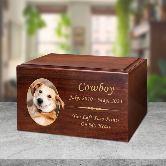 Dog Custom Photo Pet Winston Cremation Urn