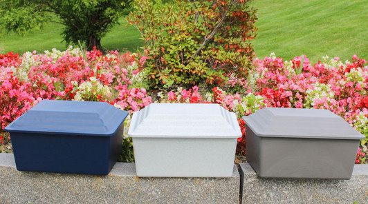 Safeguard Cremation Urn Vault - Injection Molded ABS Burial Vault - Made in the U.S.A. - Wholesale Only