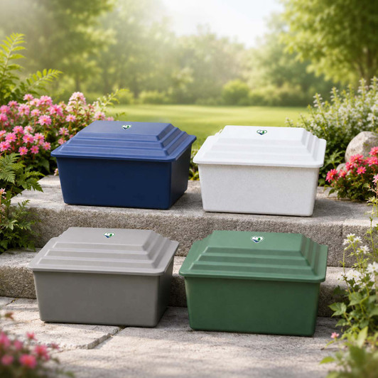Safeguard Cremation Urn Vault - Injection Molded ABS Burial Vault - Made in the U.S.A. - Wholesale Only