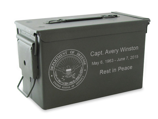Ammo Can .50 Cal Cremation Urn - Wholesale Only