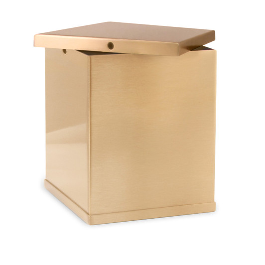 Army Green Emblem Bronze Overlap Top Cremation Urn