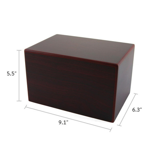 Adult Cherry Chest MDF Wood Cremation Urn