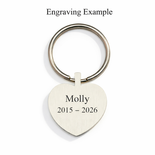 Custom Hand Print / Foot Infant Child Memorial Key Chain