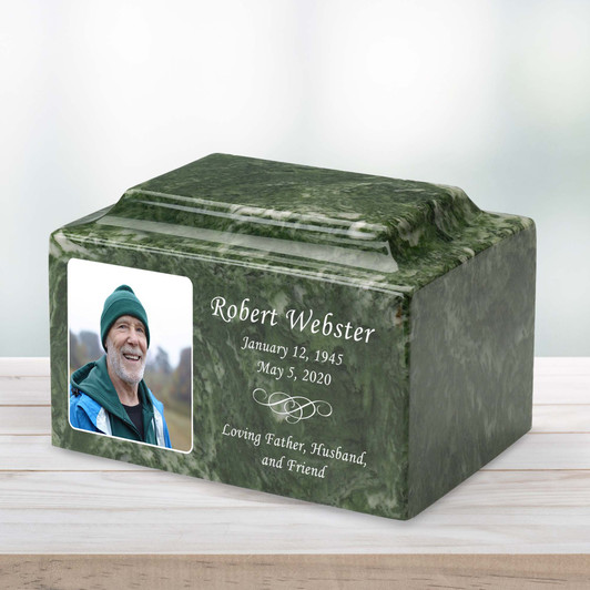 Photo Classic Cultured Marble Cremation Urn