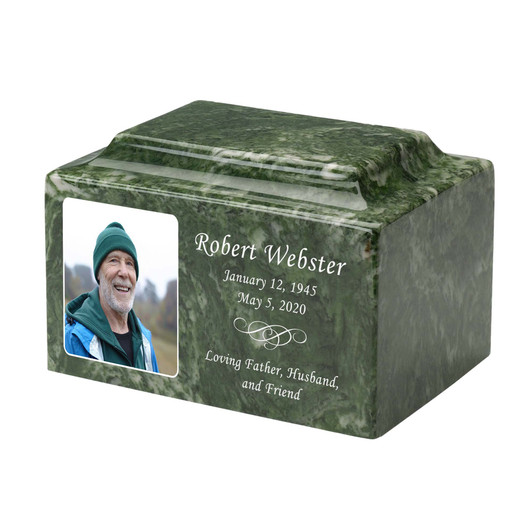 Photo Classic Cultured Marble Cremation Urn