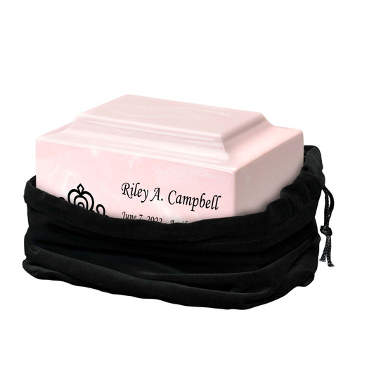 Tiara Baby Infant Child Classic Cultured Marble Cremation Urn