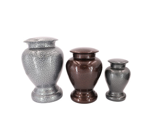 Large Steel Vase Pet Urn - Case