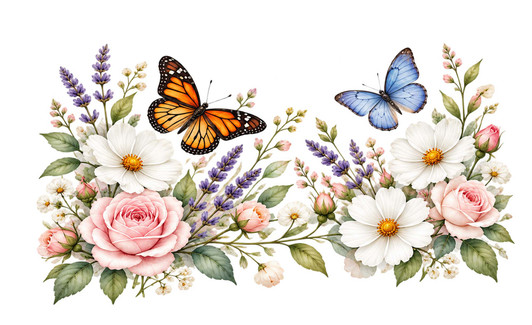 Butterfly Garden Homage Cremation Urn