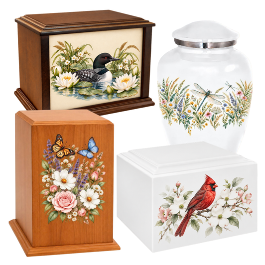 Life in Color Cremation Urn - 4 Pack