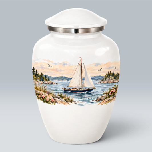 Atlantic Sailing Homage Cremation Urn