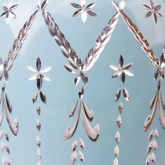Robins Egg Blue Garland Drop Cremation Urn