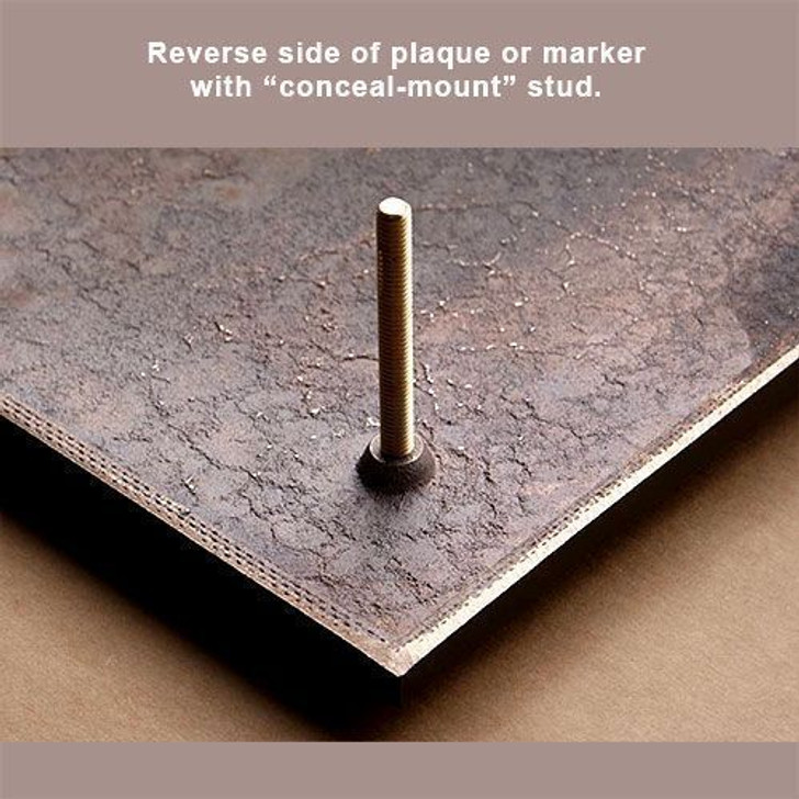 Floral Corners Roses - Cast Bronze Memorial Cemetery Marker - 4 Sizes