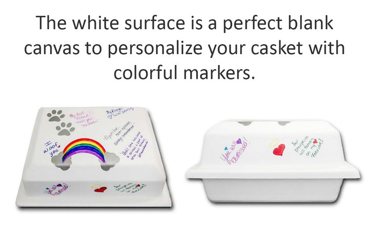 Combo Vault Pet Casket with Interior Color Options in 6 Sizes