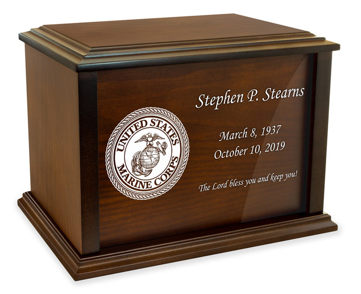 Design Your Own Eternal Reflections Wood Cremation Urn