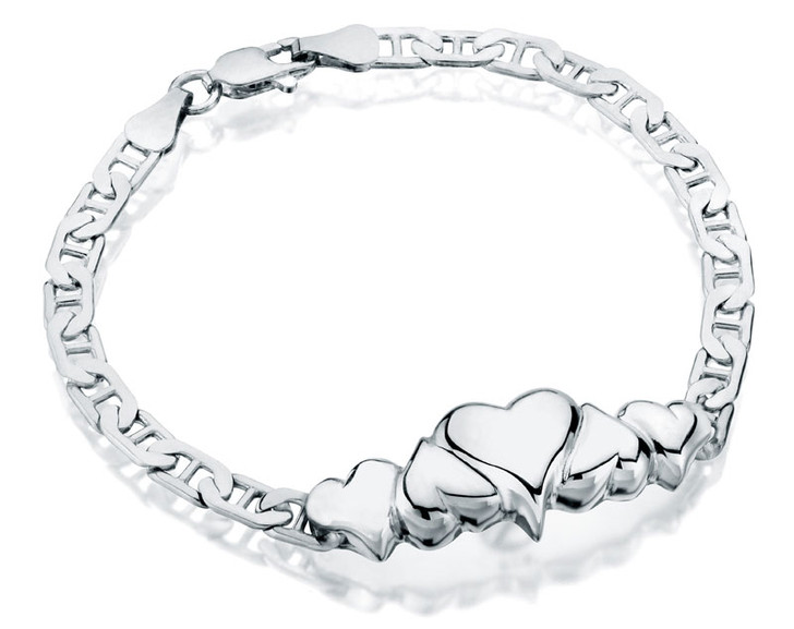 See You Silver Round Bracelet with Zirconia (BL 004) Pet Ashes Memorial  Jewellery | Dignity Pet Crematorium